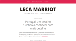Desktop Screenshot of lecamarriot.com