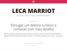 Tablet Screenshot of lecamarriot.com